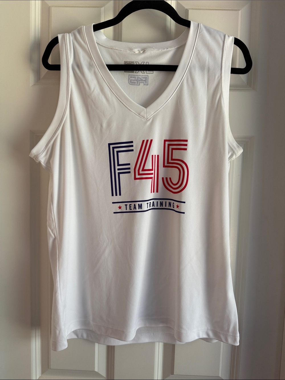 F45 Team Training White Performance Tank Top